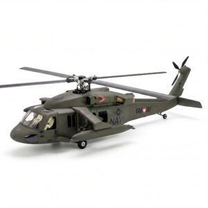 FLISHRC FL500 V2 500 Class/Size Scale RC Helicopter - UH-60 BlackHawk (Olive green) RTF