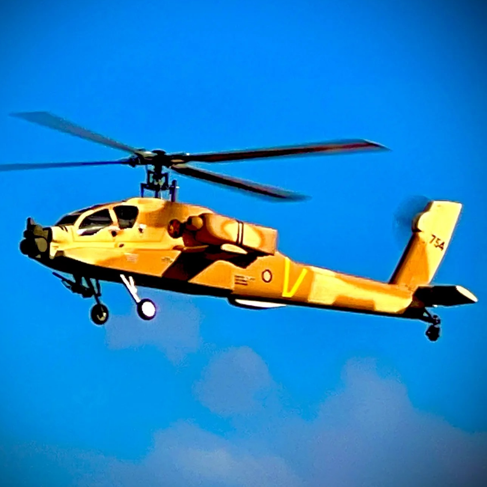 FLISHRC AH-64 Apache Scale RCHelicopter - FL500 V2 500-Class/Size - Image 3