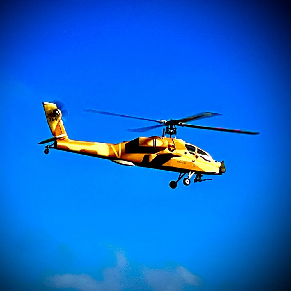 FLISHRC AH-64 Apache Scale RCHelicopter - FL500 V2 500-Class/Size - Image 4