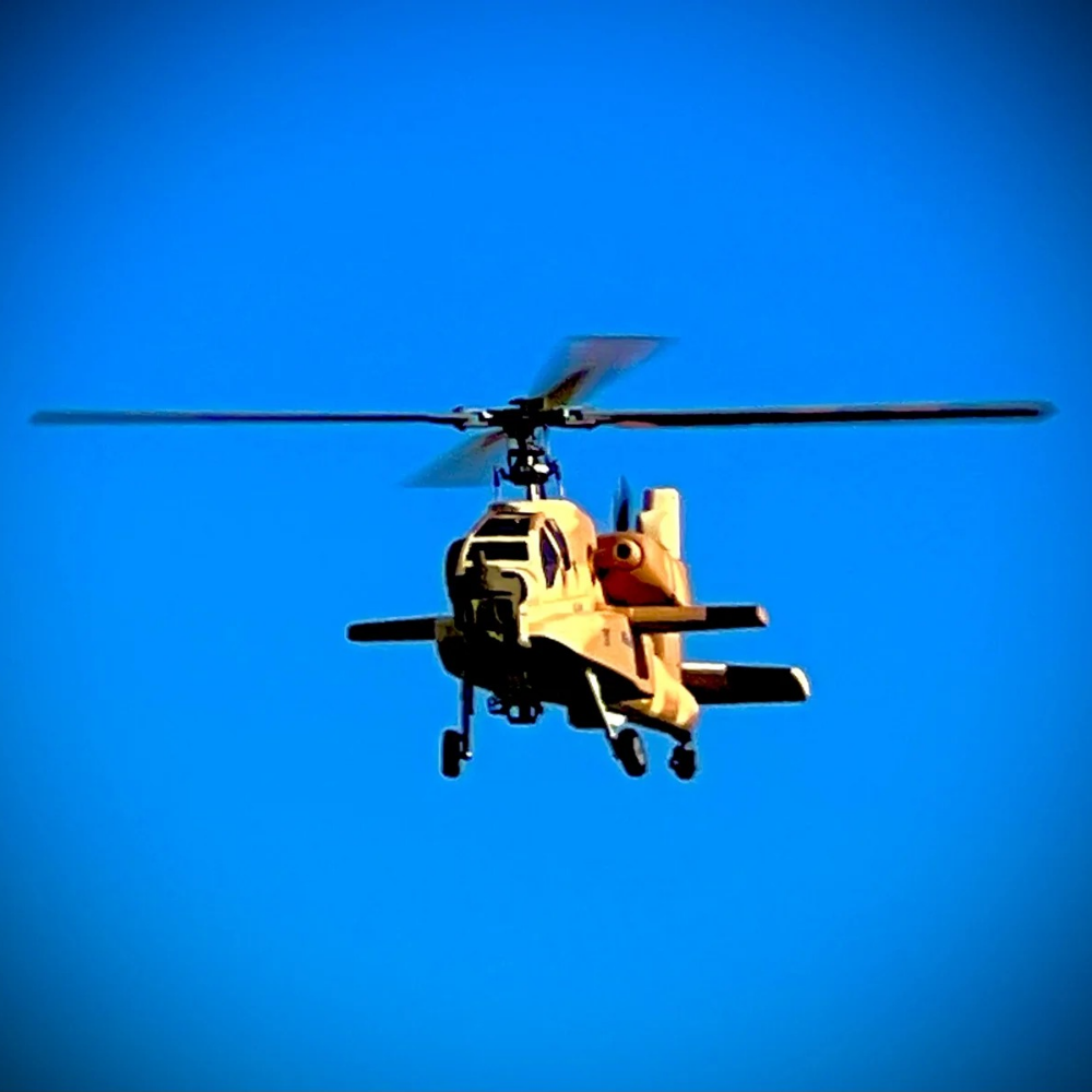 FLISHRC AH-64 Apache Scale RCHelicopter - FL500 V2 500-Class/Size - Image 5