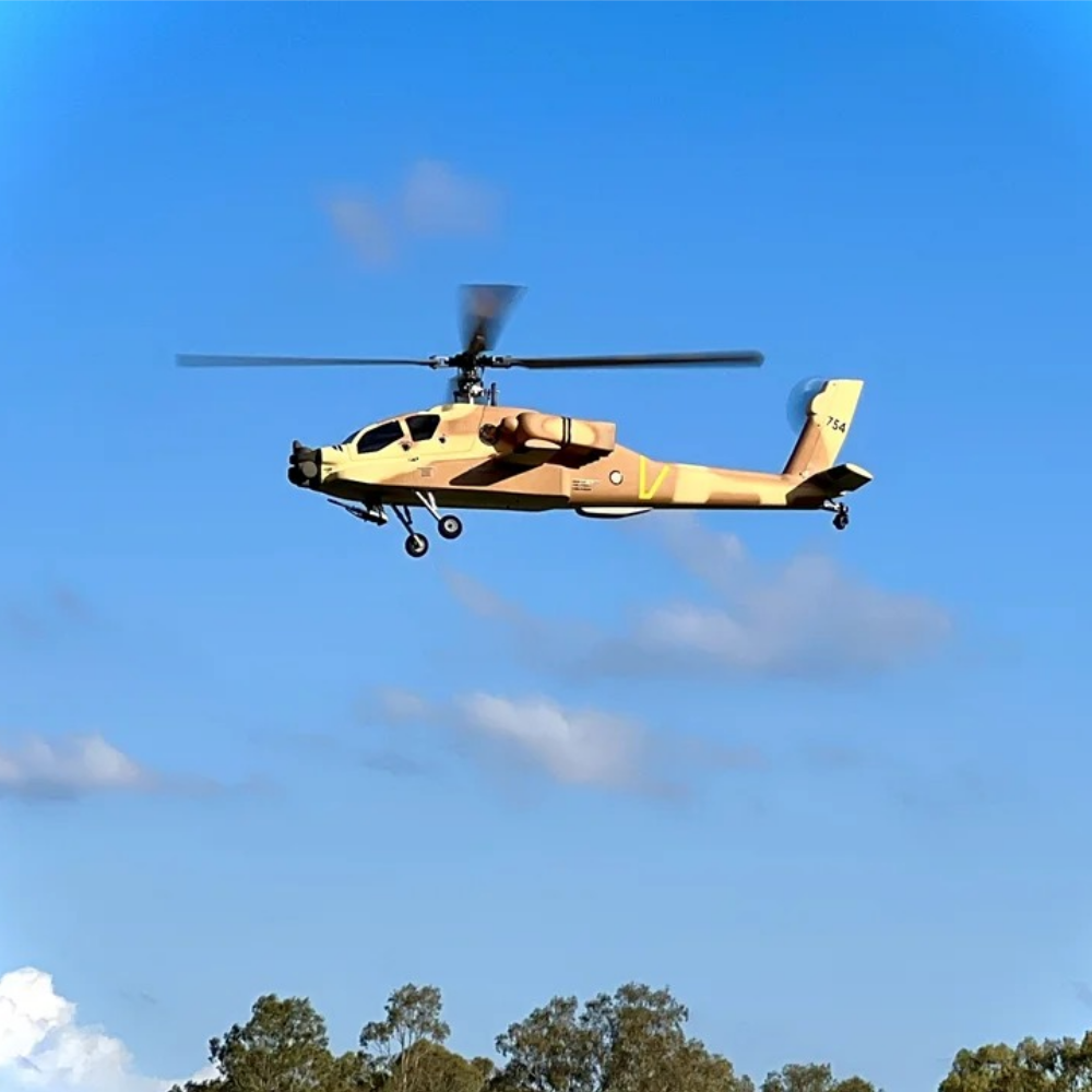 FLISHRC AH-64 Apache Scale RCHelicopter - FL500 V2 500-Class/Size - Image 2