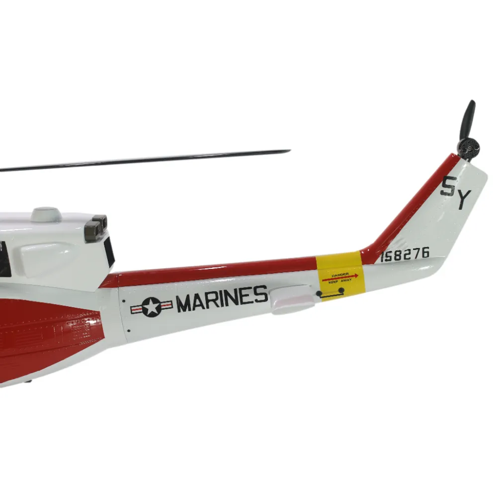FLISHRC UH-1N Bell 212 Twin Huey (Red) RTF FL500 V2 500-Class/Size Scale RC Helicopter - Image 6
