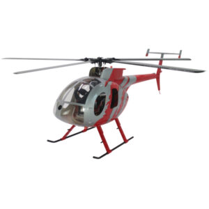 FLISHRC MD500E G-jive (RED Painting) RTF FL500 V2 500 Class/Size Scale RC Helicopter-with L7 Flight Control