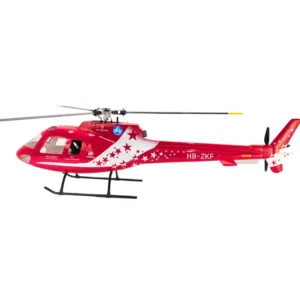 FLISHRC AS350 Ecureuil Squirrel (star-patterned) RTF FL500 V2 500-Class/Size Scale RC Helicopter with L7 Flight Control