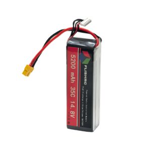 FLISHRC 5200mah 35C 4S 14.8V LiPo Battery（Lithium Battery）