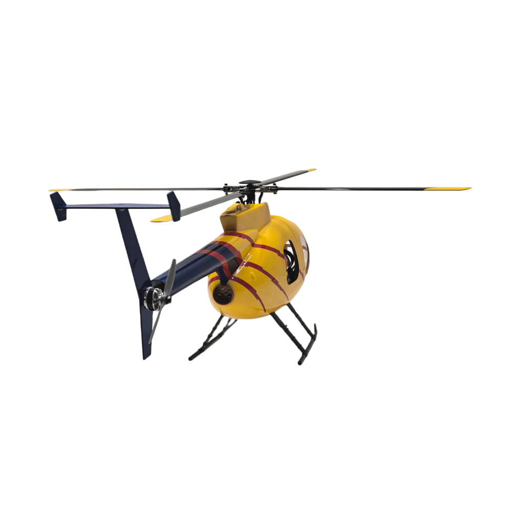 FLISHRC FL450 V5 MD500D (yellow-blue painting) G-Jive RTF 450 Size Helicopter Scale 6CH GPS - Image 6