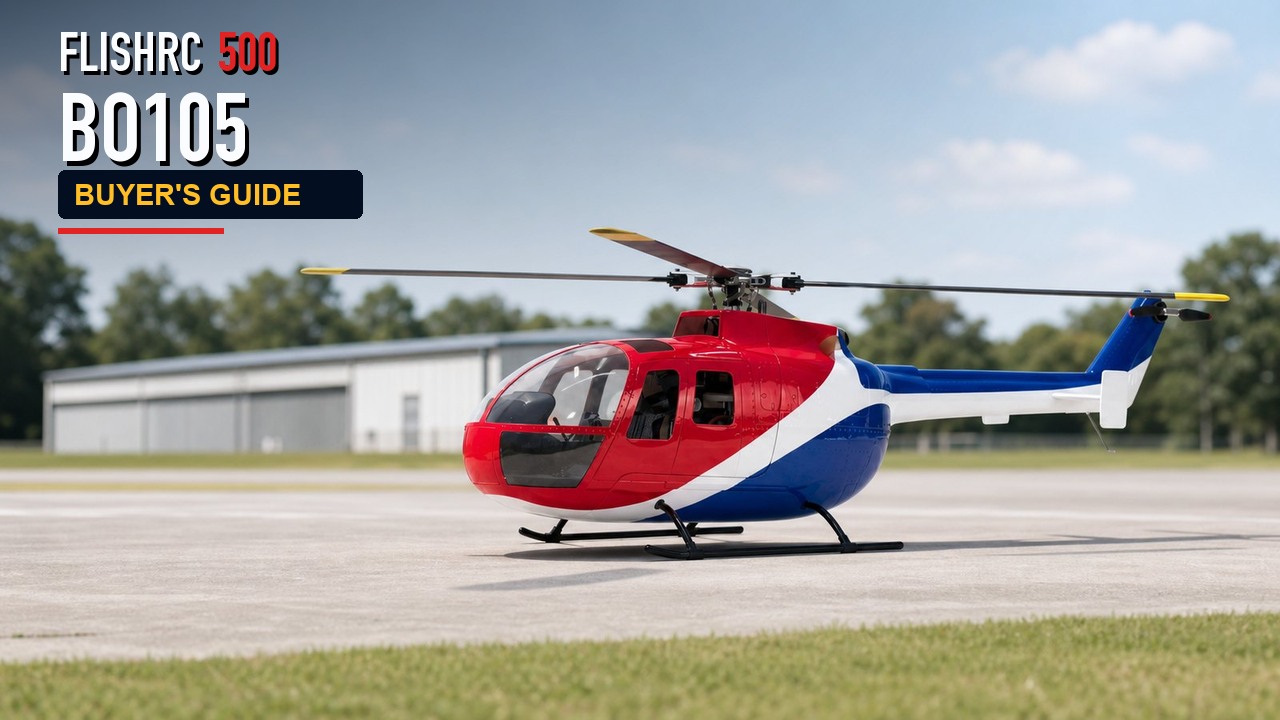 FLISHRC 500 BO105 RC helicopter guide cover