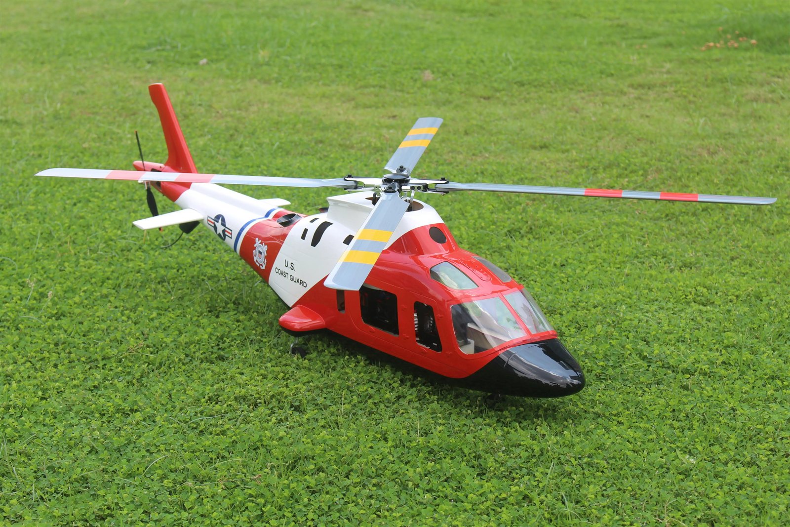 FLISHRC FL500 V2 A109 Coast Guard 500 size scale RC helicopter scale detail