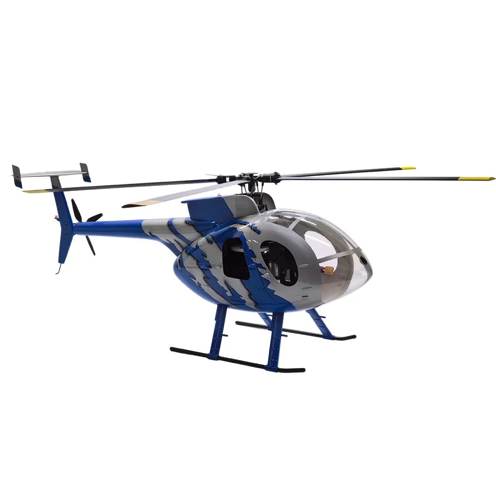 FLISHRC FL500 V2 MD500E G-Jive Blue 500 size scale RC helicopter fuselage profile